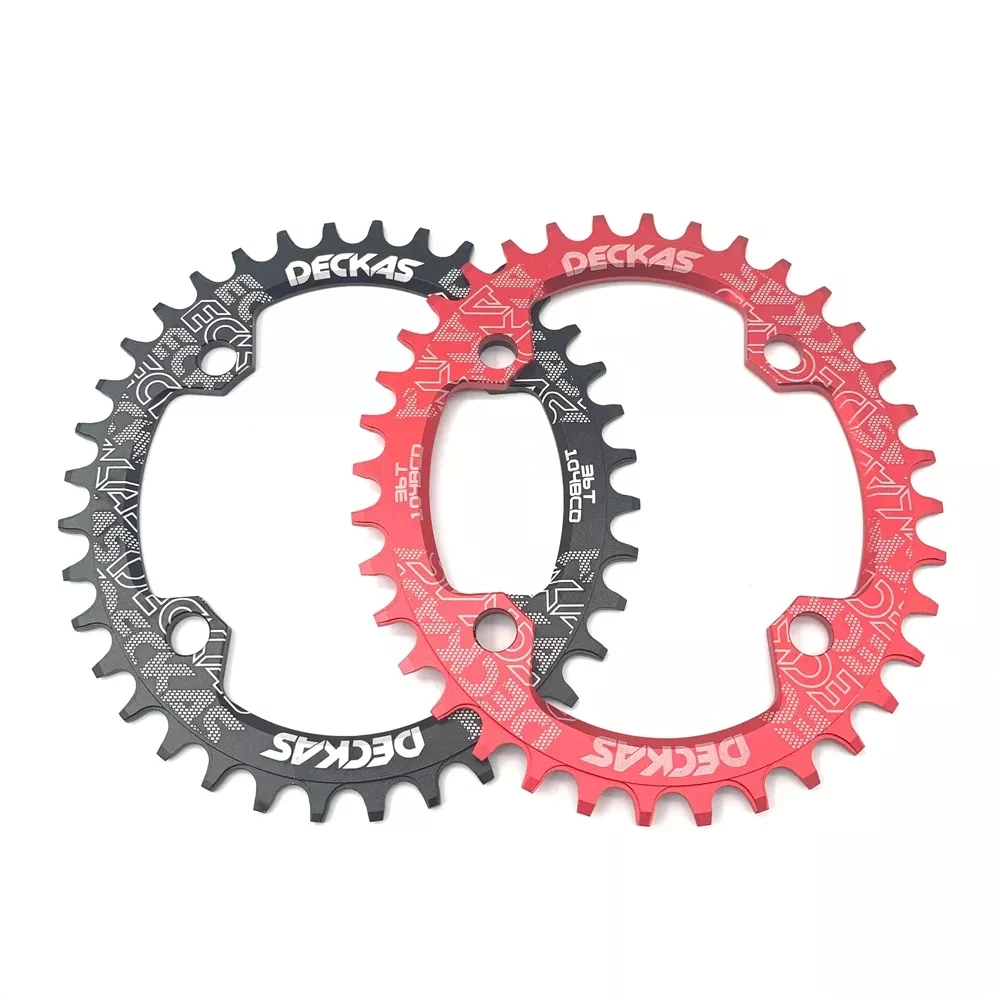 DECKAS 104BCD Bicycle Narrow Wide Chainring 32/34/36/38T MTB Mountain Bike BCD104 Crankset Tooth Plate Parts For M615 M785 M820 For bike chainring,bike crankset,bicycle parts