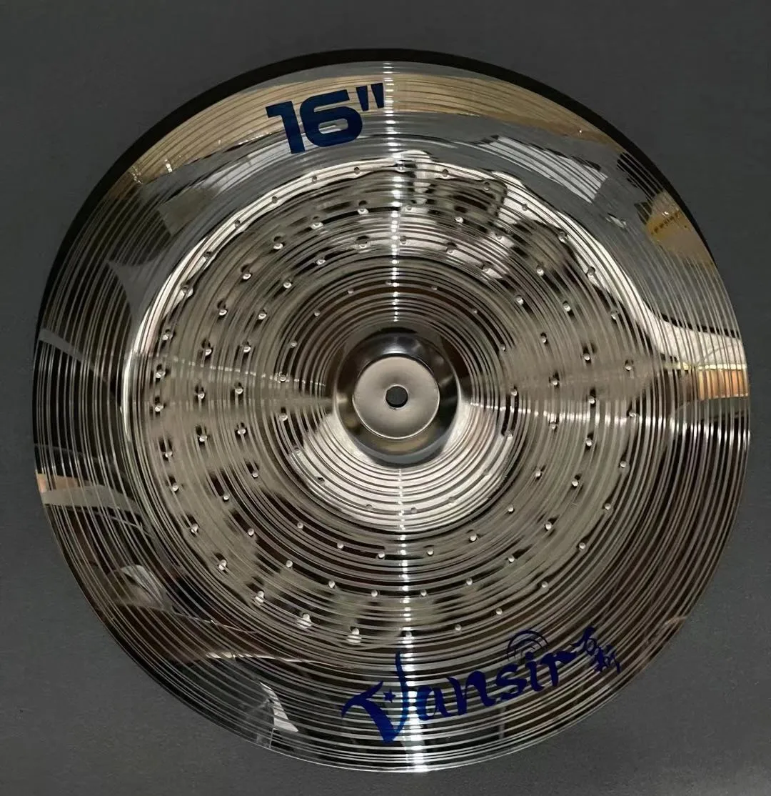 Vansir Polishing Alloy Silver Color 16'' China / Ozone Cymbal For Drum Set drum cymbal kit