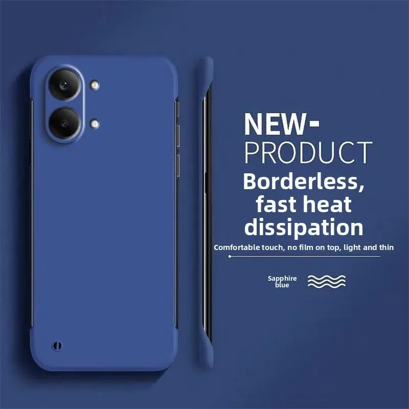 Ultra-thin Frameless Cooling PC Case - Business Solid Color Shockproof Bumper Cover