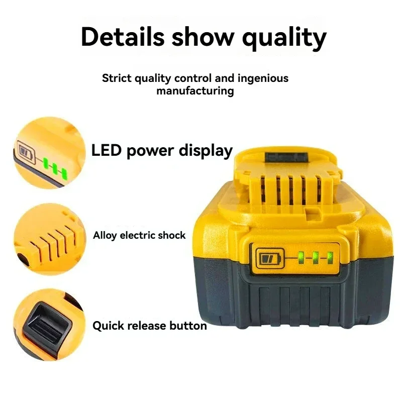 Mobile Phone Charger DEWALT 18V 5.0AH DCB115 DCB118 battery charger fast charging lithium battery tool battery