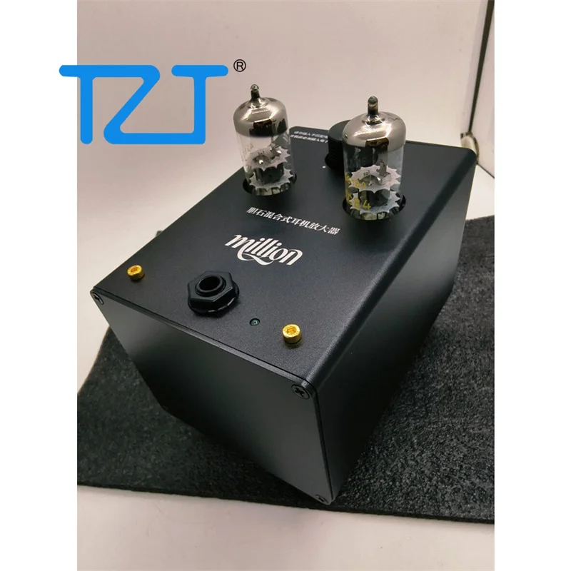 TZT ECC84 혼합 헤드폰 앰프 내장형 전원 변압기 AC220V 입력 6.5mm..