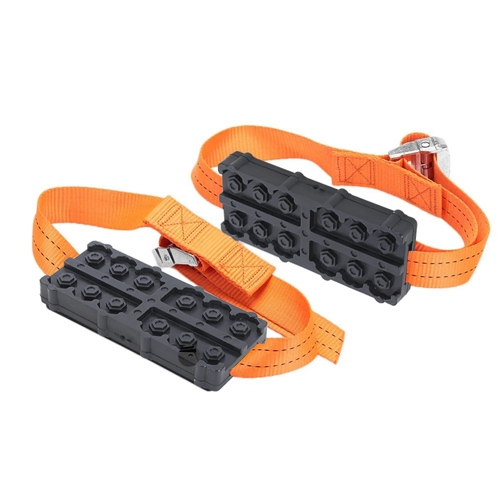 2/4PCS Universal TPU Anti-Skid Chains Snow Tire Wheel Chains Car Anti Slip For Ice Snow Mud Sand Road Safe Driving Truck SUV Car