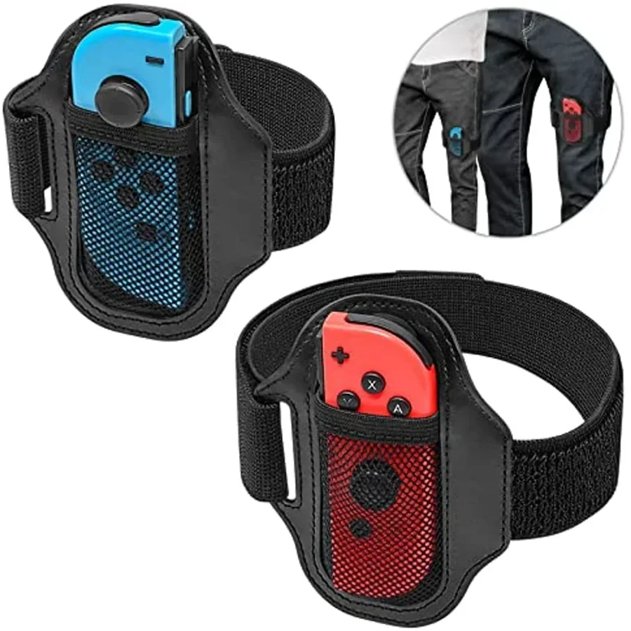 Nintendo Game Switch Leg And Arm Strap Fitness Soccer Ring Great Adventure Foot Protector Bag Fitness Ring Strap Storage Strap