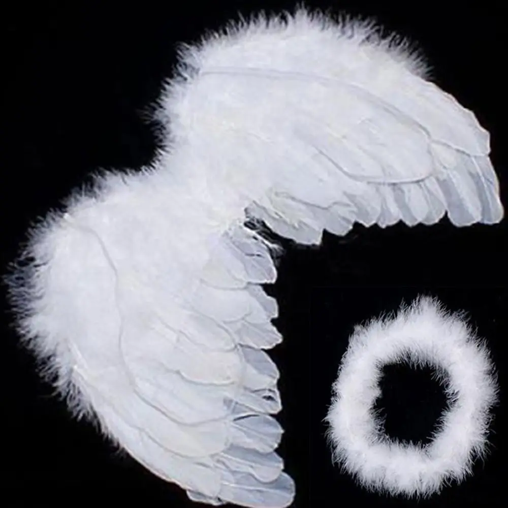 Selling Hot Sales Baby Angel and Wings White Feather  For Decoration
