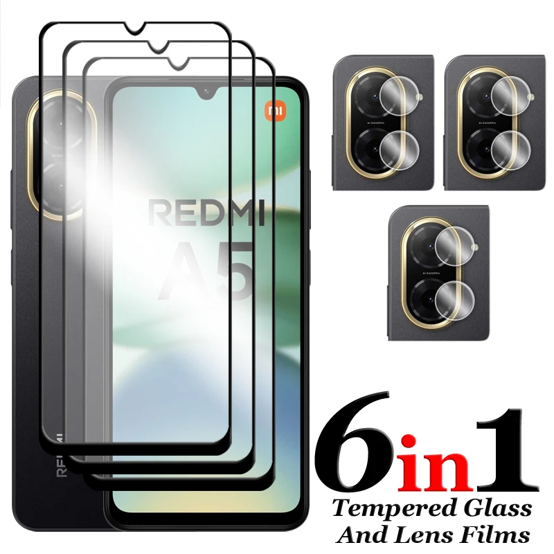 Premium 6.88-Inch Full Coverage Tempered Glass Screen Protector with Lens Film