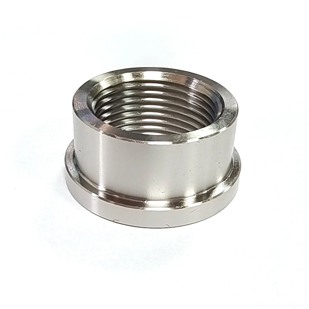 M22 x 1.5 Stainless Steel 304 Female Threaded Stepped Weld Bung Metric Mounting Boss Fitting for O2 Oxygen Sensor weld fittings