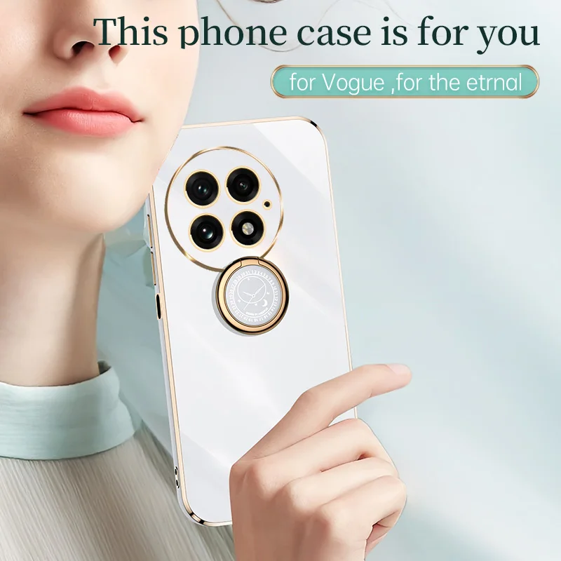 Luxury Plating Fashion Phone Case with Enhanced Camera Protection