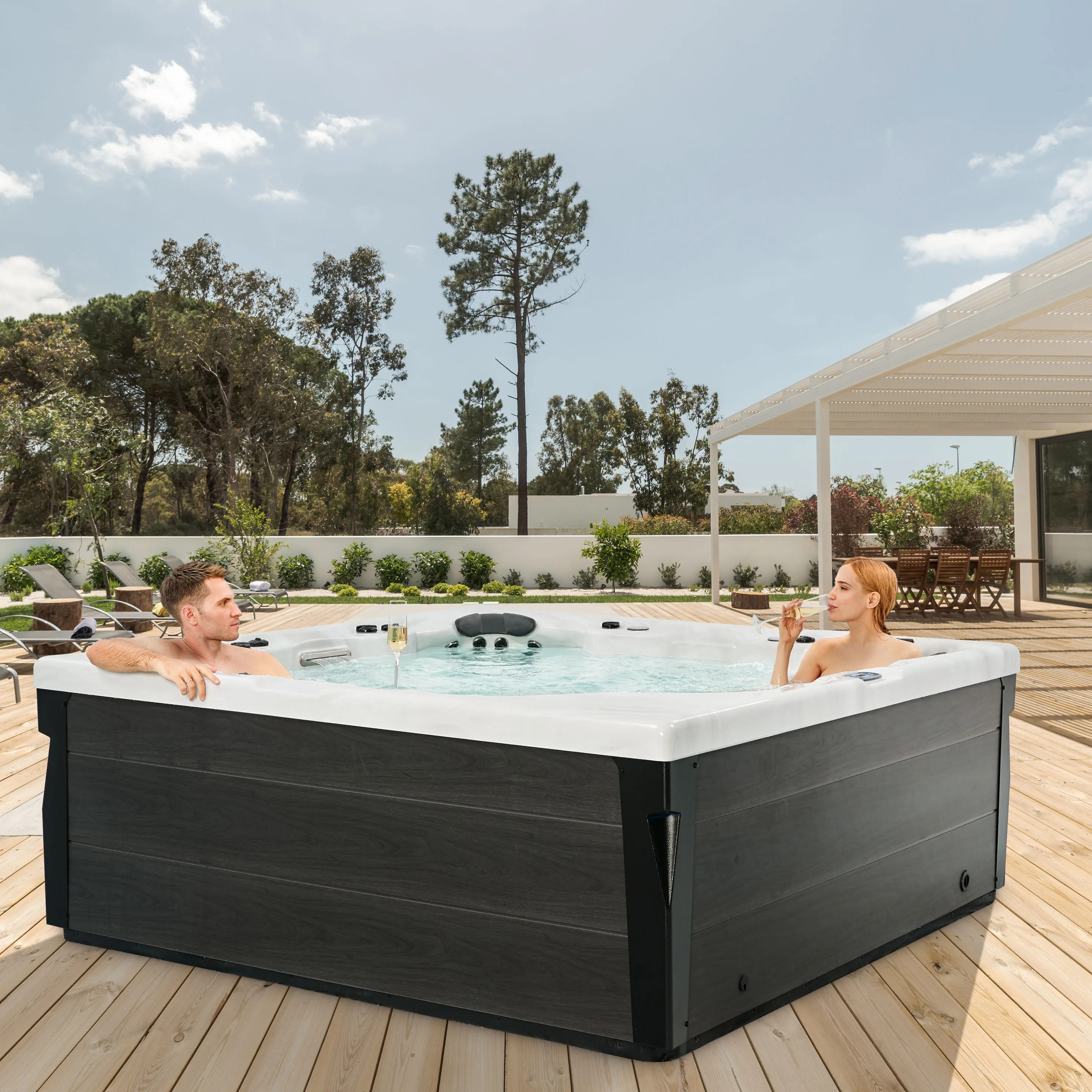 Premium Quality Whirlpool Outdoor Spa Hot Tub 4 / 5/ 6 / Person Jacuzzier Bathtub