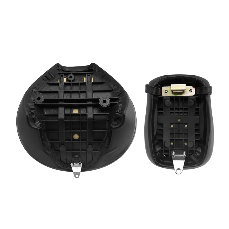 Motorcycle Seat Set For Yamaha V-Star 1100 Classic (1999-2011) - PU Leather, Waterproof - Driver & Passenger Seats