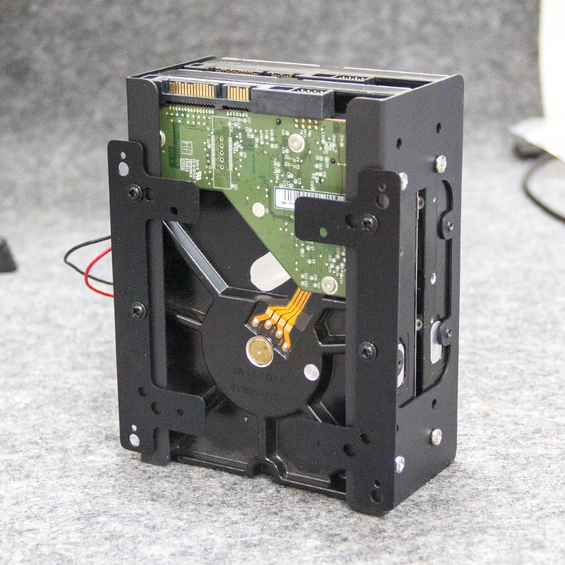 PC Case PC Chassis Computer Chassis Frame 12cm fan position to 3.5-inch mechanical hard drive transfer bracket chassis fan to HDD adapter bracket rack
