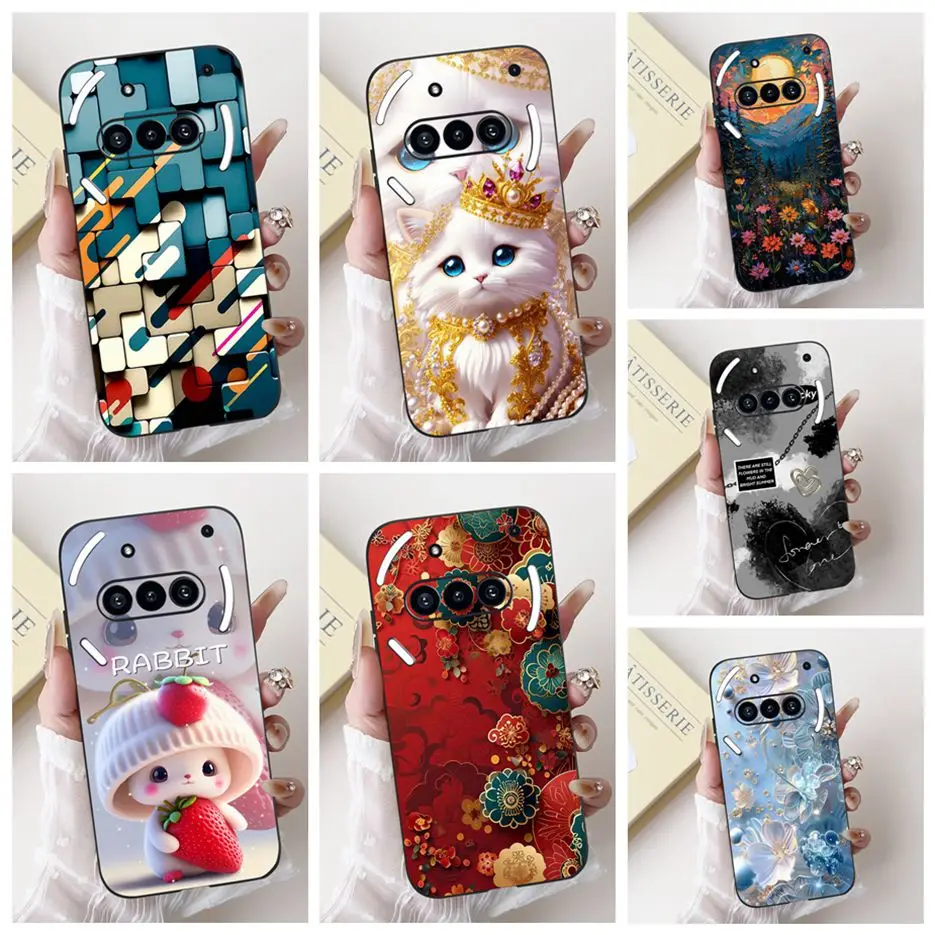 Luxury Candy Painted Soft Silicone Case for Nothing Phone - Elegant and Durable Protection