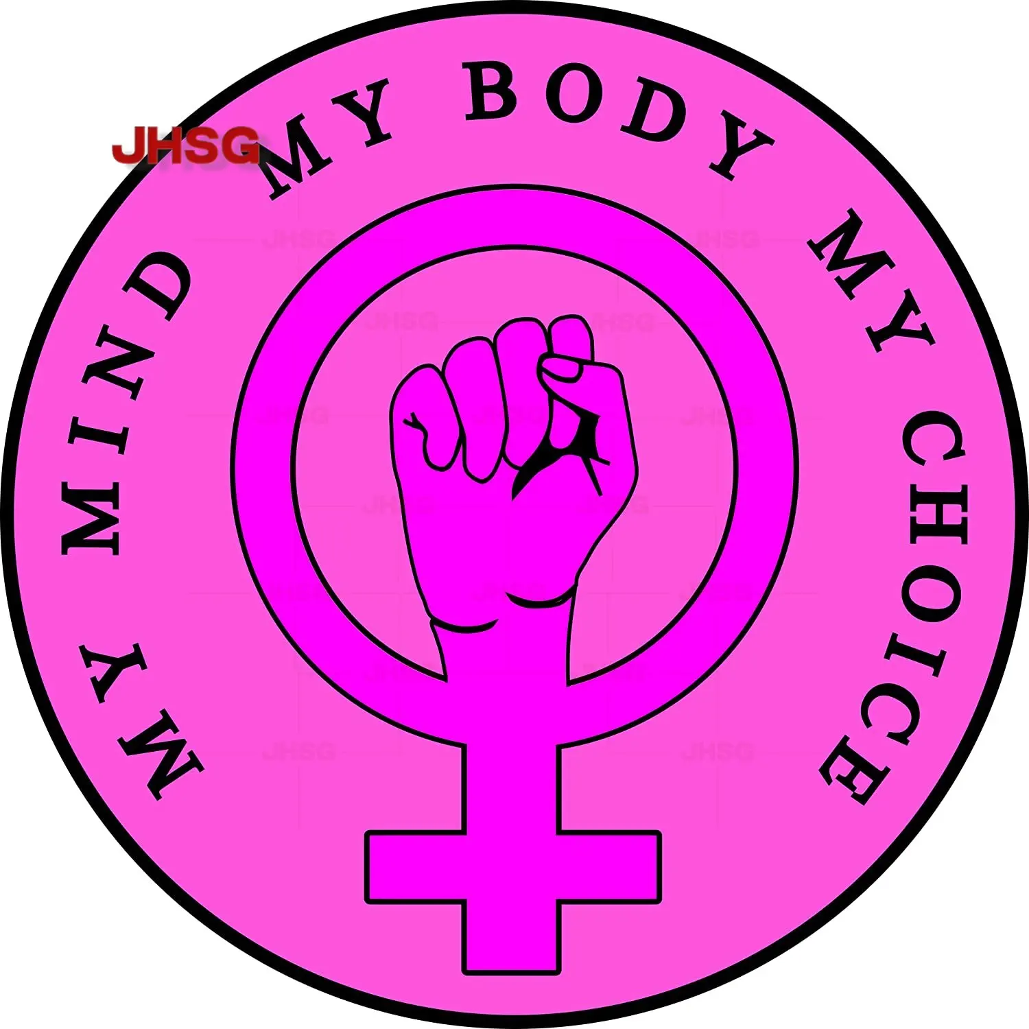 

Women's Bumper Stickers - My Mind My Body My Choice Vinyl Stickers Girls Play Fair Equal Pay Women's Pride + Better Than Magnets