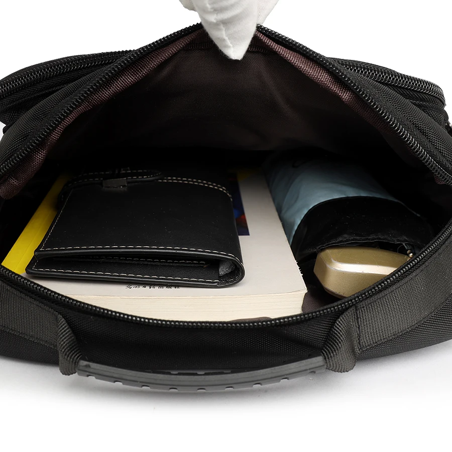 Männer Umhängetasche Große Kapazität Pendler Stil Einzelne Schulter Tasche Mode Freizeit Männer Umhängetaschen – Detail 8