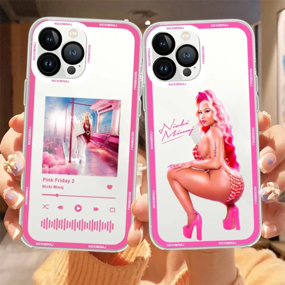 Nicki Minaj Rapper Pink Friday 2 Custodia Per Telefono Per Iphone 15 13 14 12 11 Pro Max X Xr Xs Max