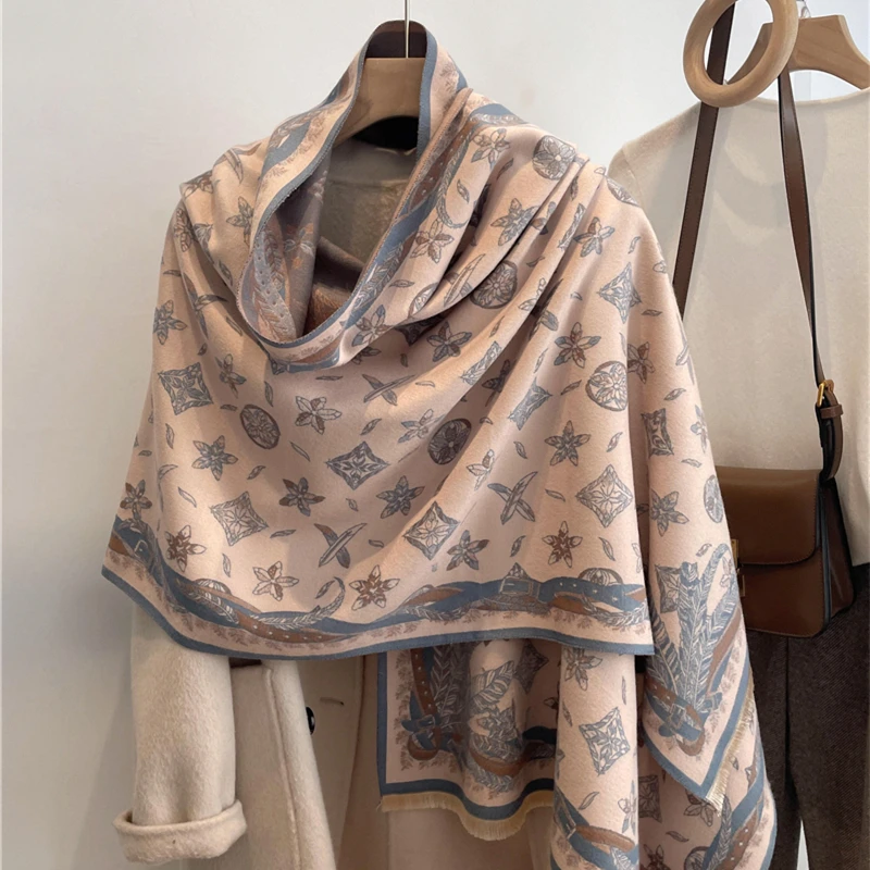 Louis Vuitton Monogram Bandana Stole Scarf Bleached Blue Men's