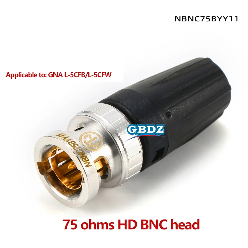 Neutrik 75Ω HD BNC Crimpstecker NBNC75BLP7 / NBNC75BLP9 / NBNC75BTU11 / NBNC75BYY11 HDTV / DVD TWIST Q9 BNC Kabelstecker – Detail 6