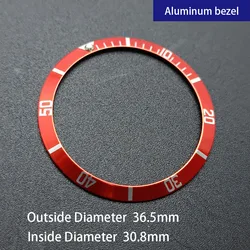 Sleek Sloping Aluminum Bezel Insert - Premium Replacement Watch Accessory (4Aluminum)
