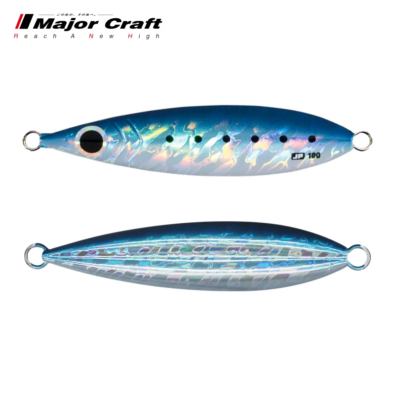 

MajorCraft Japanese Horse Brand Slow Shake Iron Plate Fake Bait JPVSP Sea Fishing Road Subbait 100g-180 grams of lead fish