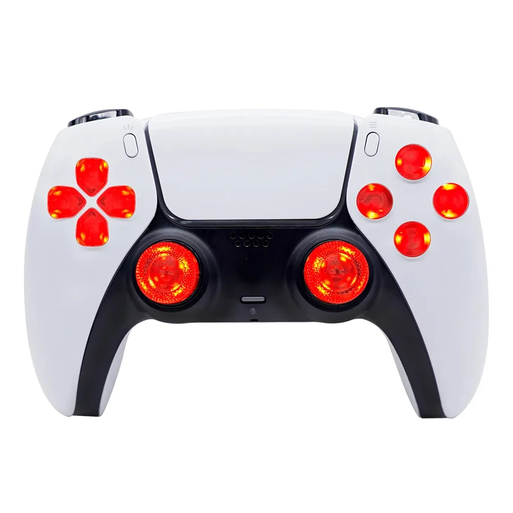 Ps5 controller button set LED Button Set For PS5 Light-emitting Board Rock ABXY Cross Button Kit For PS5 Controller