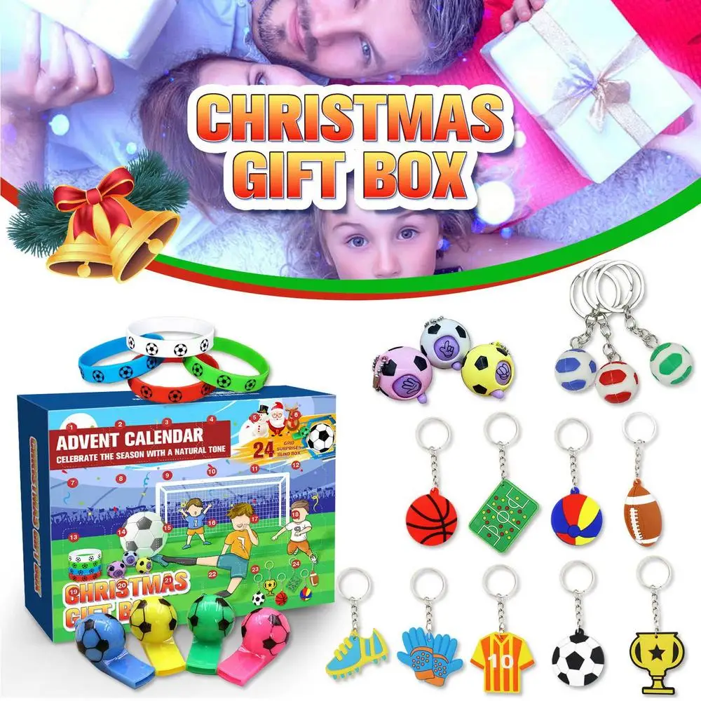 World Cup Football Toys Advent Calendar 24gauge Countdown Blind Box