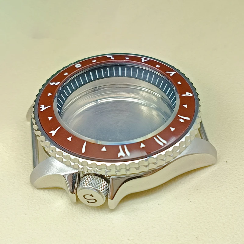42mm Uhrengehäuse Kuppelglas Arabischer Keramik-Lünetteneinsatz Passend für SKX007 SKX009 SRPD NH35 NH36 Uhrwerk Herrenuhren Ersatz – Detail 16