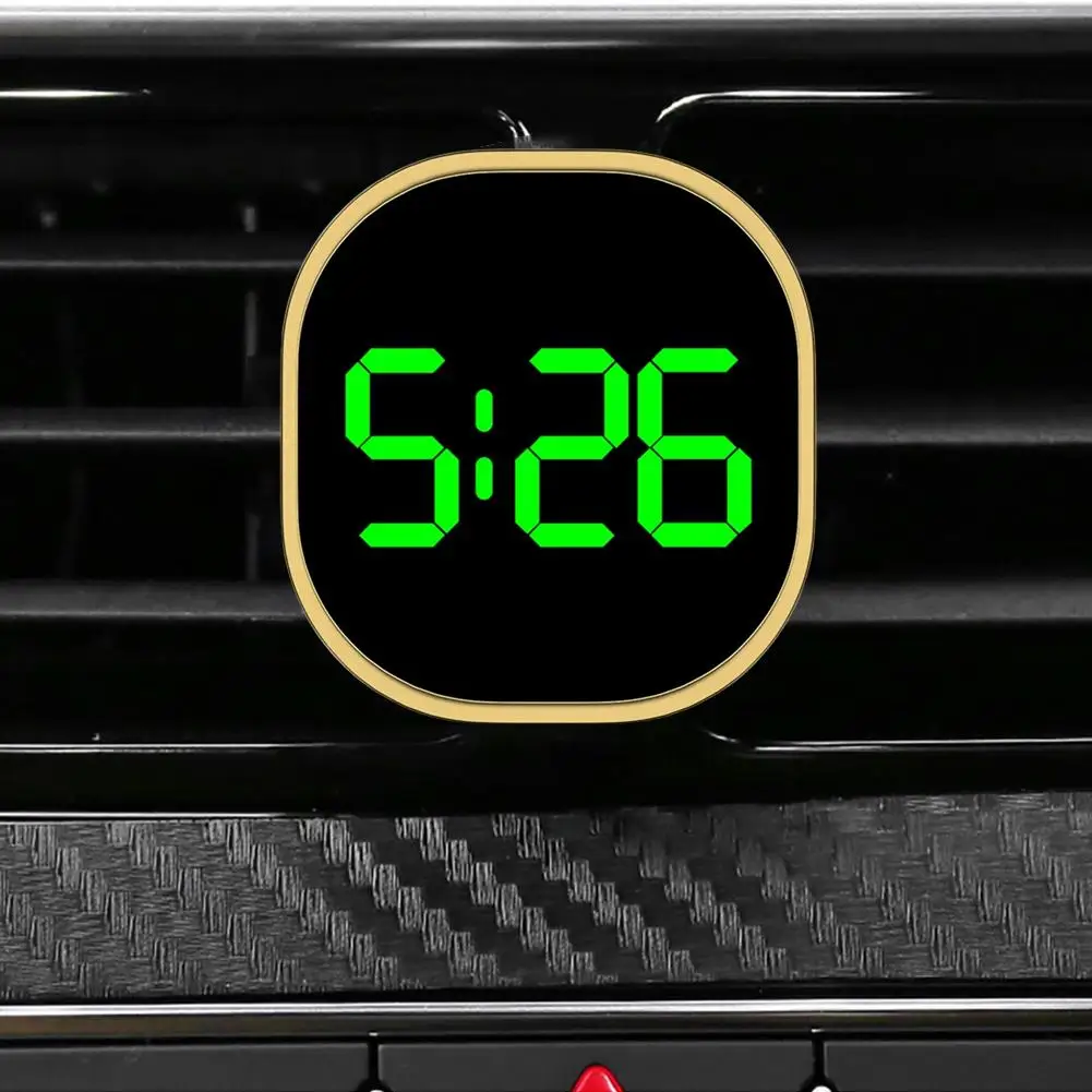 Fashionable Car LED Clock Touch-Control Dashboard Watch with LED Display Light for Fridge RV Classroom Travel Vehicle 2