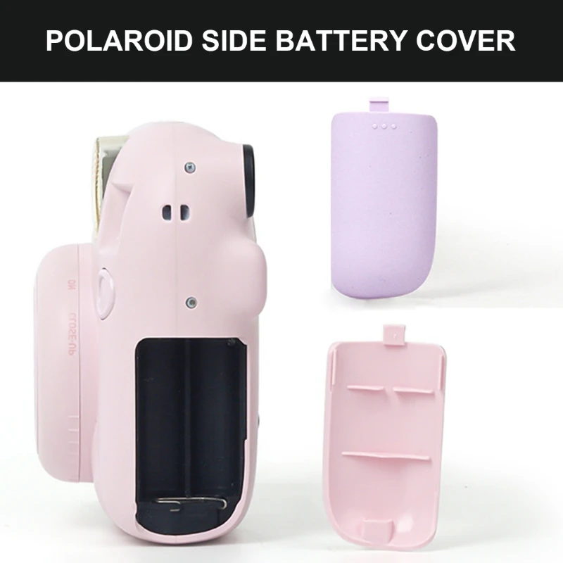 ABS Battery Door Cover for Instax mini12 Camera Battery Cover Replacement Exquisites Workmanships Caps Repair Part