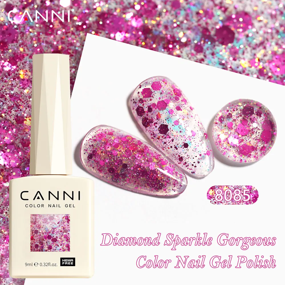 CANNI 9ml Cat Eye Gel Polish Kit Glitzer Magnetisches Nagelgel UV LED Soak-Off HEMA-frei TPO-frei Langanhaltend Diamant-Glanz-Gel – Detail 9