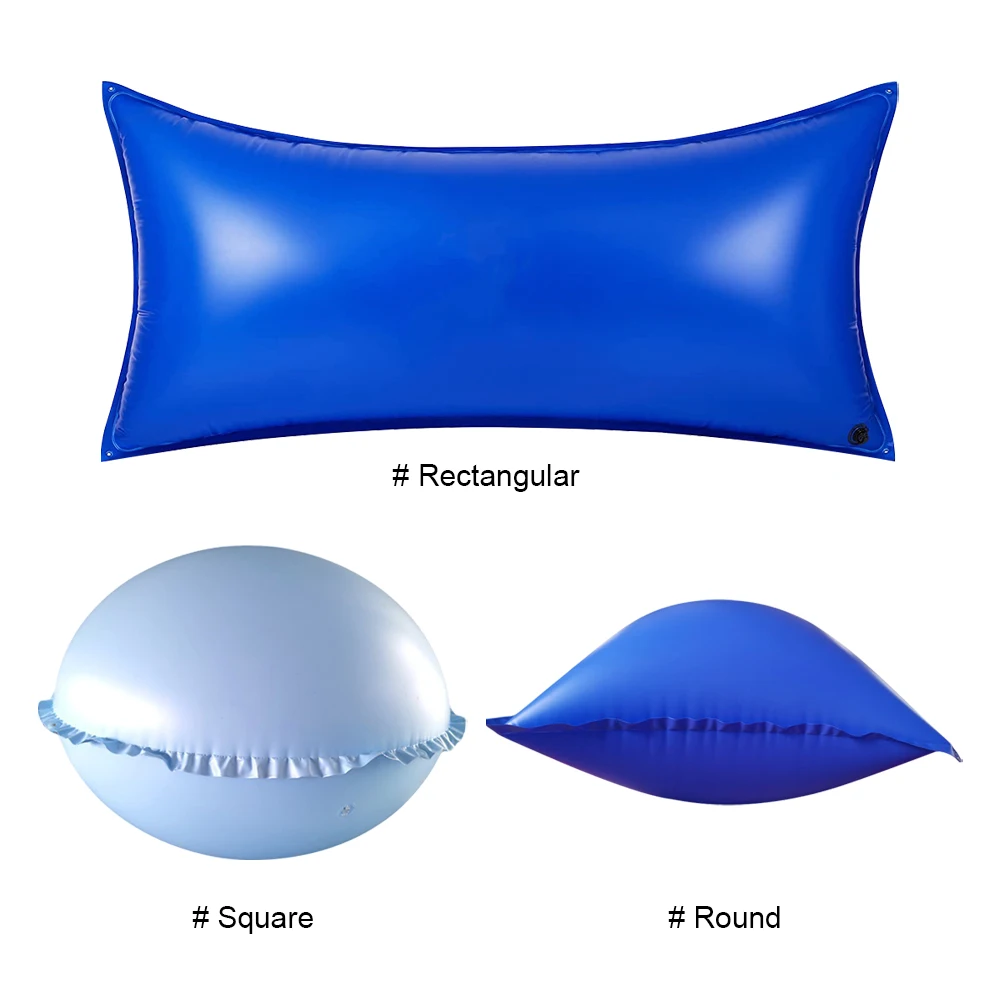 Winter Closing Pool Pillow Ultra Thick Swimming Pool Cushion Cold-Resistant with Rope for Winterizing Support Covers