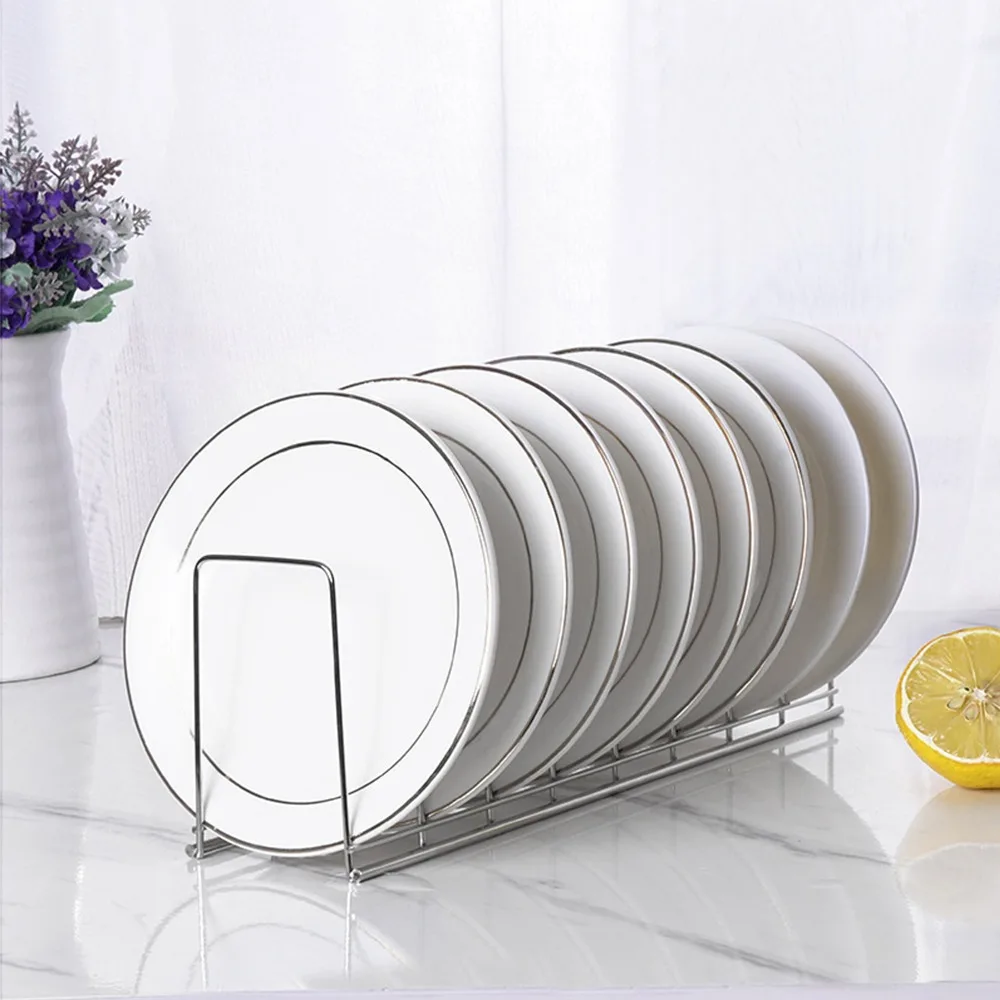 Sleek Stainless Steel Space-Saving Dish Drying Rack