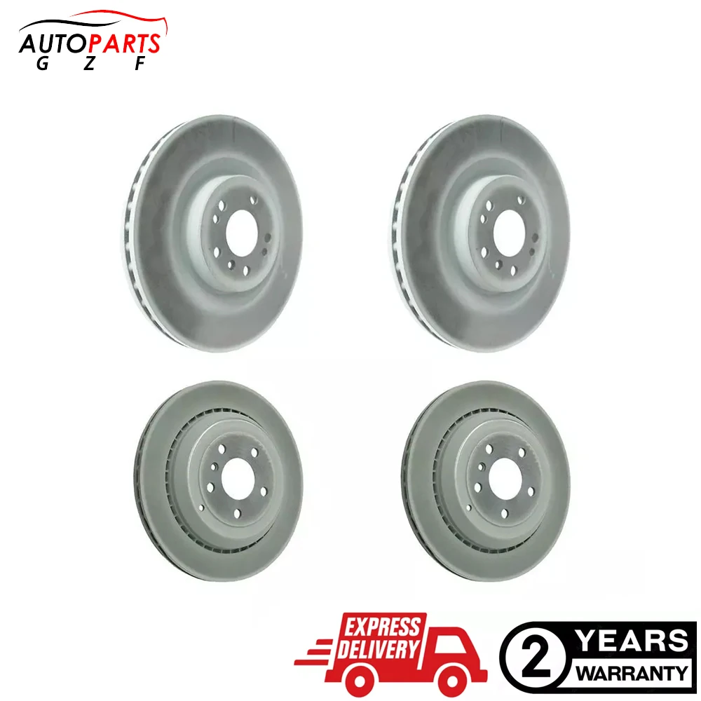 For Mercedes W164 X164 ML GL R Set 2 Front & Rear Disc Brake Rotors
