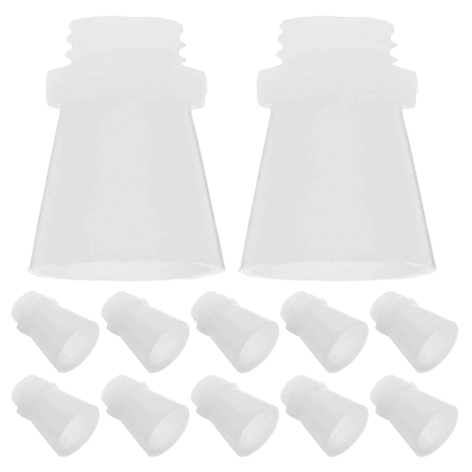 50 Pcs Hose Fire Extinguisher Accessories Nozzles Plastic for Replaceable Transparent Parts Replacement Wide