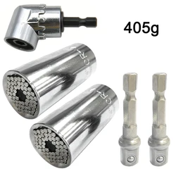 Universal Multifunctional Magic Socket Tool Set (5pc silvery set)
