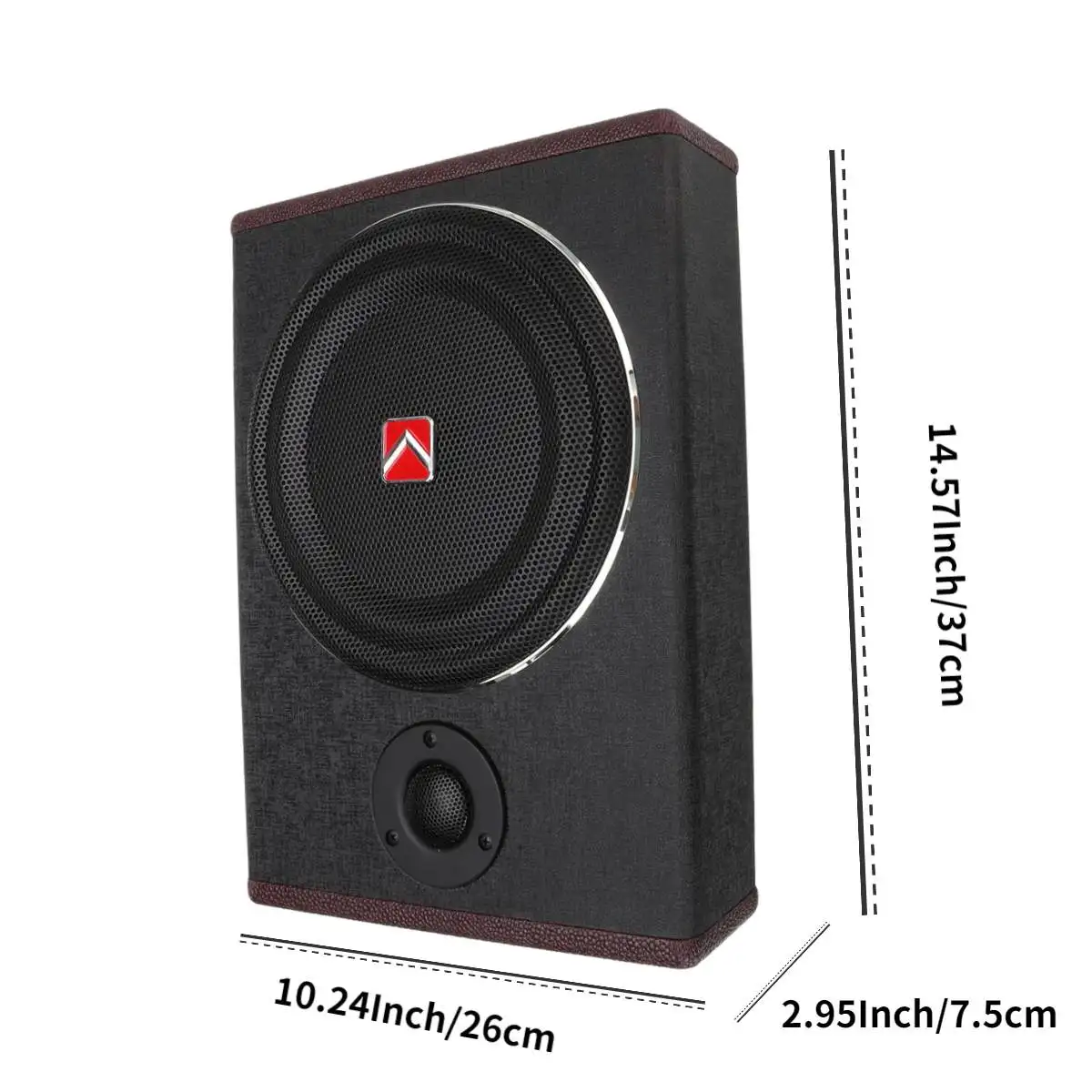 800W Car Seat Subwoofer Speaker Alloy Shockproof Power Amplifier Active Subwoofers Car Stereo Car Audio Processor Music Player images - 6