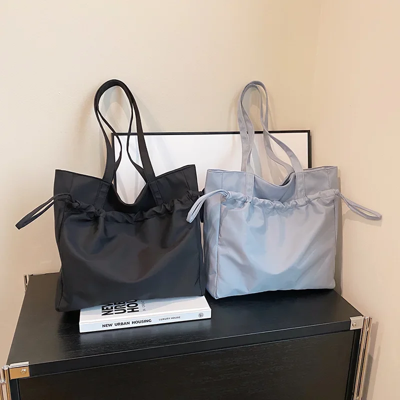 

Модная нейлоновая сумка через плечо для колледжа, Женская Повседневная сумка большой вместимости, портативная фотосумка