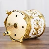 European Pattern Roll Tissue Organizer,Bathroom Countertop Organizer Round,For The Organization Of Single Rolls Of Paper Towels 5