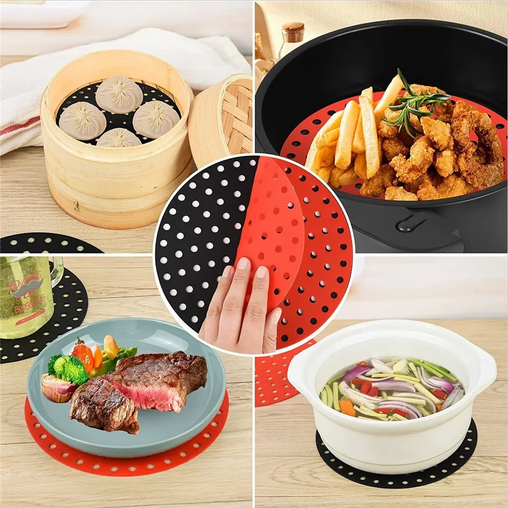 Air Fryer Silicone Mat Kitchen Accessories Non-stick Baking Mat