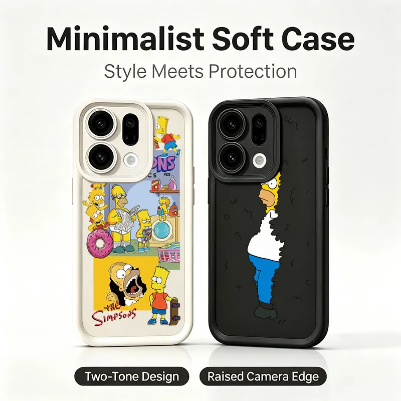 The Simpsons Cartoon Shockproof Phone Case