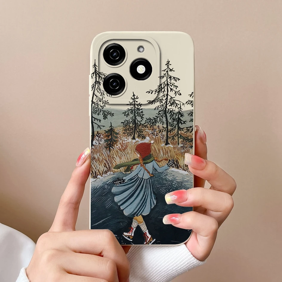 Stylish Butterfly Silicone Phone Case - Cute Matte Protective Cover