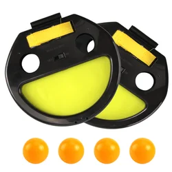 Children's Hand Catching Ball Racket Parent-child Outdoor Sports Toy Racket Throwing Ball Table Tennis Hand Clip (1 Set 2pcs