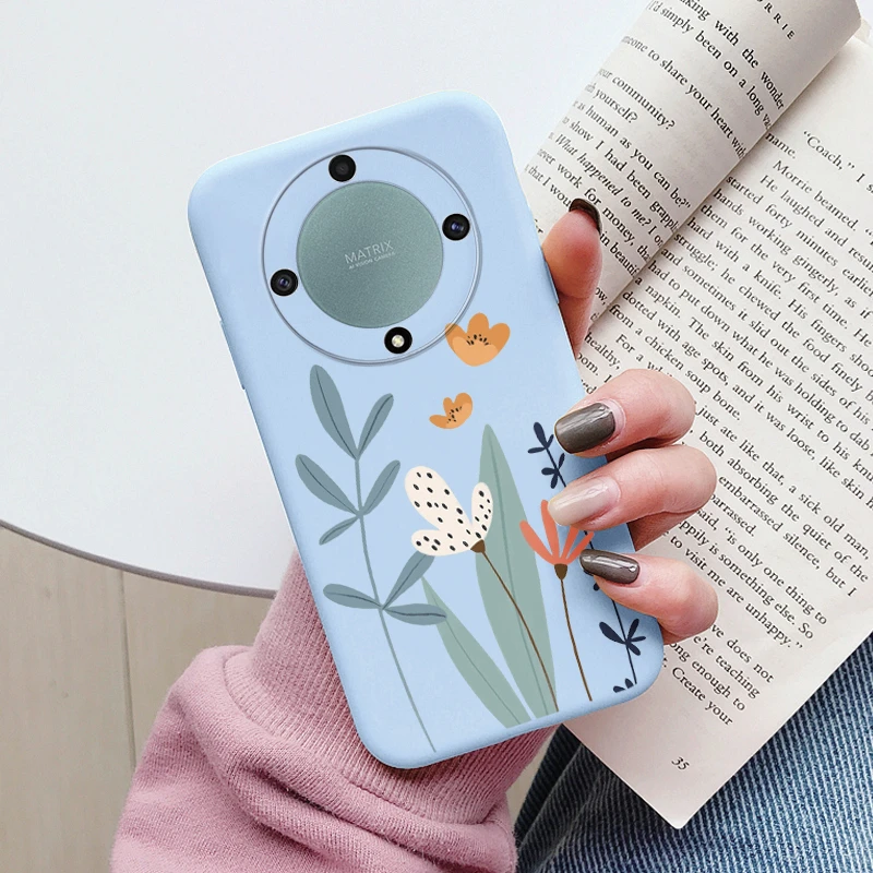 Charming Love Heart Daisy Flowers Silicone Soft Cute Cartoon Phone Case