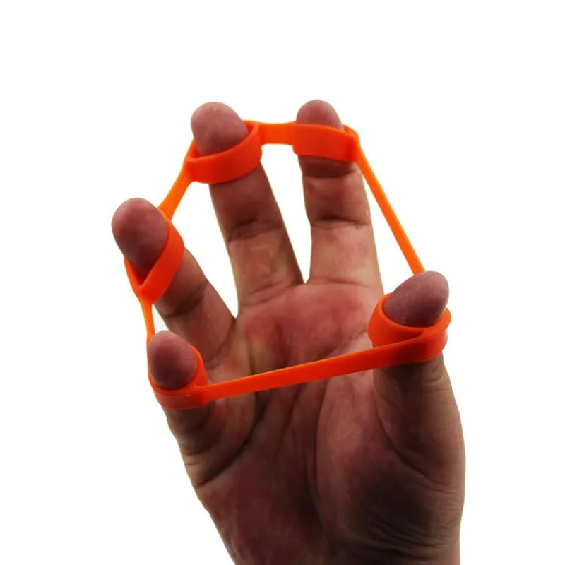 Description Picture 4 of itemFinger Gripper Silicone Hand Gripper Resistance Band Hand Grip Wrist Stretcher Finger Expander Strength Trainer Exercise Fitness