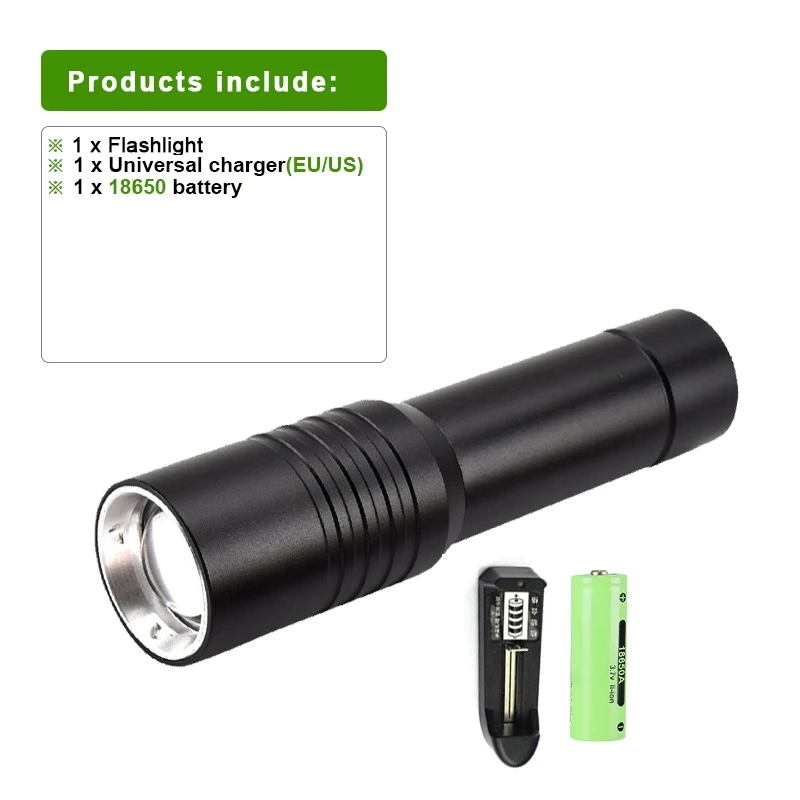 פנסים טקטיים צבאיים 2023 זום טווח ארוך פנס טקטי מוביל פנס חזק פנס ציד בחוץ