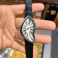 Nouveau Alien Crash Melt Twist Y2K montres pour hommes et femmes mode bracelet en cuir étanche montres à Quartz cadeau livraison directe 5