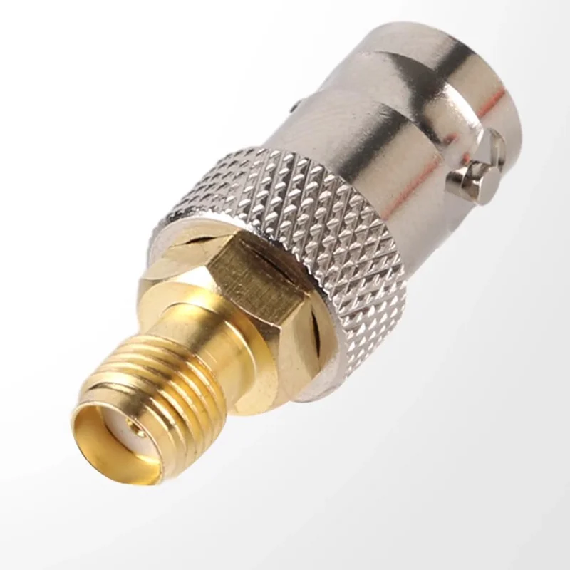 5/20PCS Connector Adapter SMA Female Jack to BNC Female Jack RF Coaxial cable Converter Straight New For Wireless LAN Devices