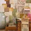 Journamm 60pcs/pack Aesthetics Materials Paper Creative Stationery DIY Scrapbooking Decor Journaling Floral Background Paper 2