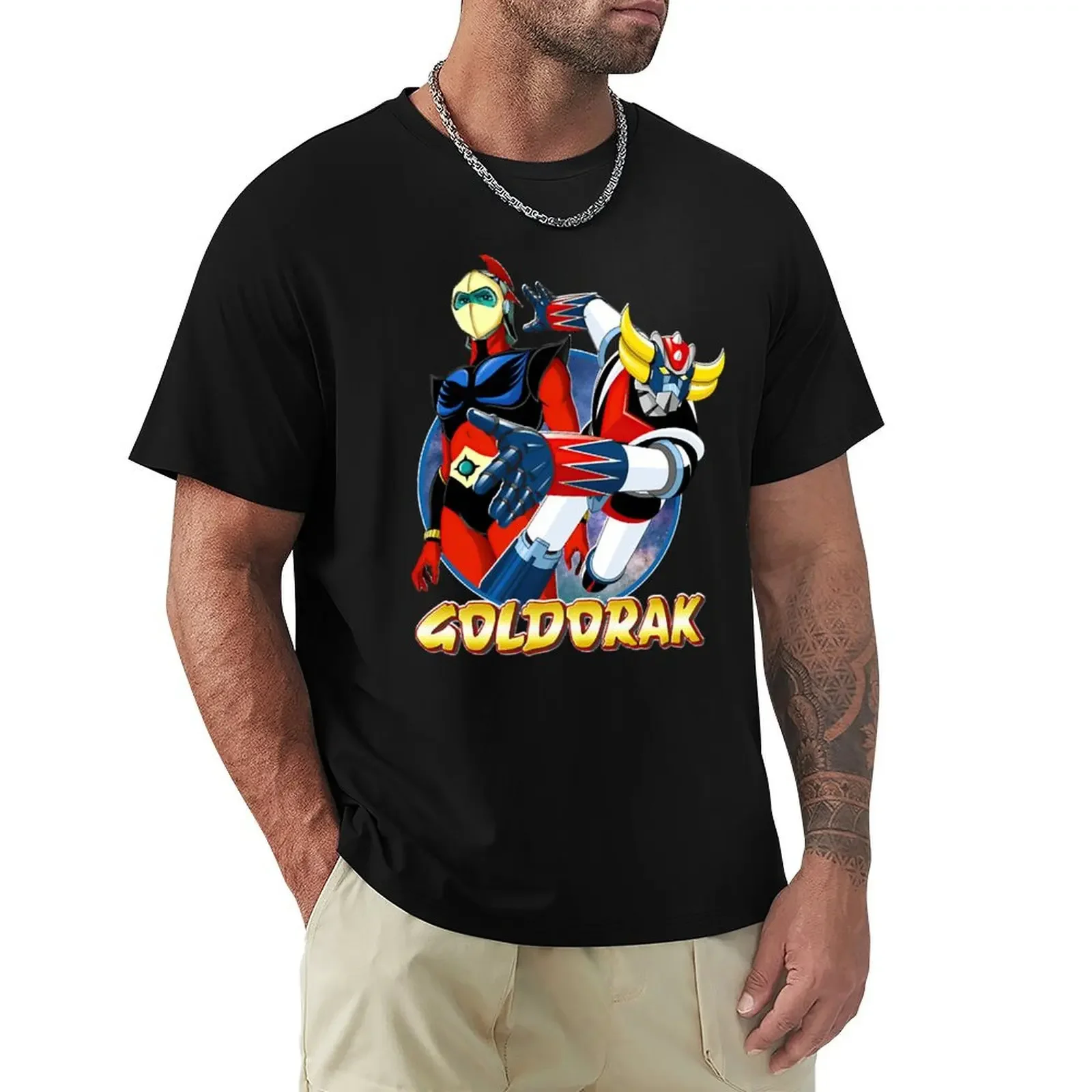 Goldorak (Grendizer) T-Shirt Camicie Grafiche Tees Summer Top Camicie Da Allenamento Da Uomo