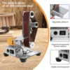 Belt Sander Grinding Machine Adjustable 7 Speed Sharpening Machine with 120-1000 Grit Sandbelt Multifunctional Polisher Tool Set 2