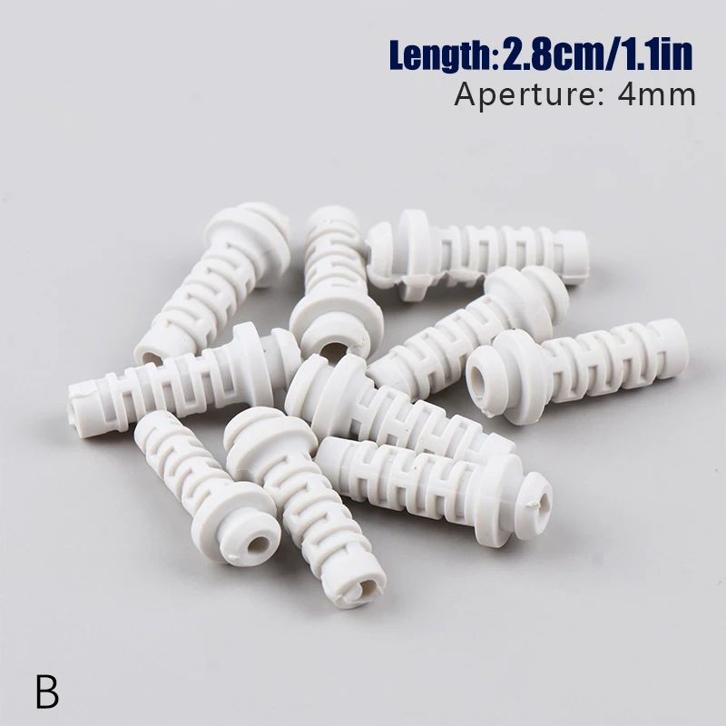 10PCS 3/4/5mm Cable Gland Connector Rubber Strain Relief Cord Boot Protector Wire Cable Sleeve Power Tool Cellphone Charger