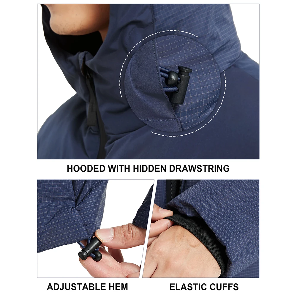 Fashion Parkas Men Hooded Coats Clothing Winter Warm Puffer Jacket Male Casual High-Quality Overcoat Thermal Outwear